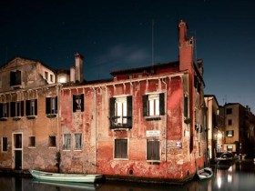 威尼斯夜景拍照图片大全_威尼斯夜晚的照片